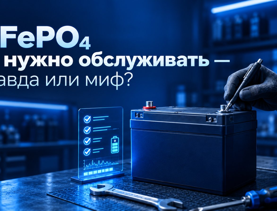 LiFePO₄-аккумуляторы не нужно о...